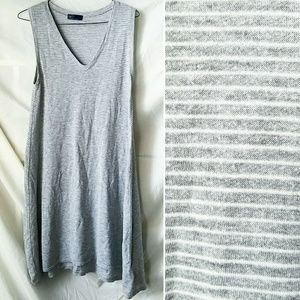 Gap sleeveless striped shift dress